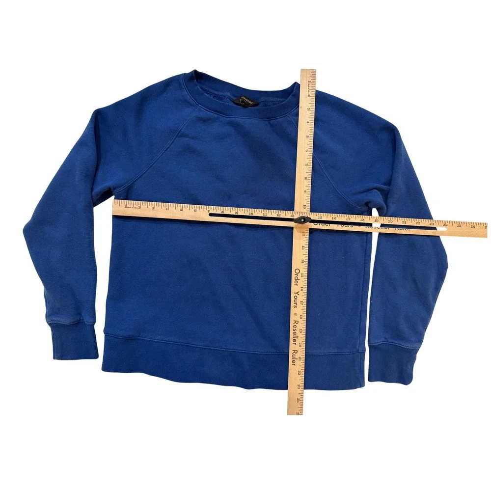 Banana Republic Sweatshirt Men's Small Royal Blue Crew Neck‎ Long Sleeve Soft